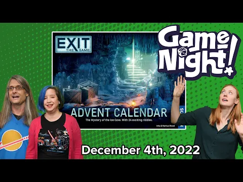 GameNight! 24 Days of Advent - Exit: The Game – Advent Calendar: The Mystery of the Ice Cave Dec. 4