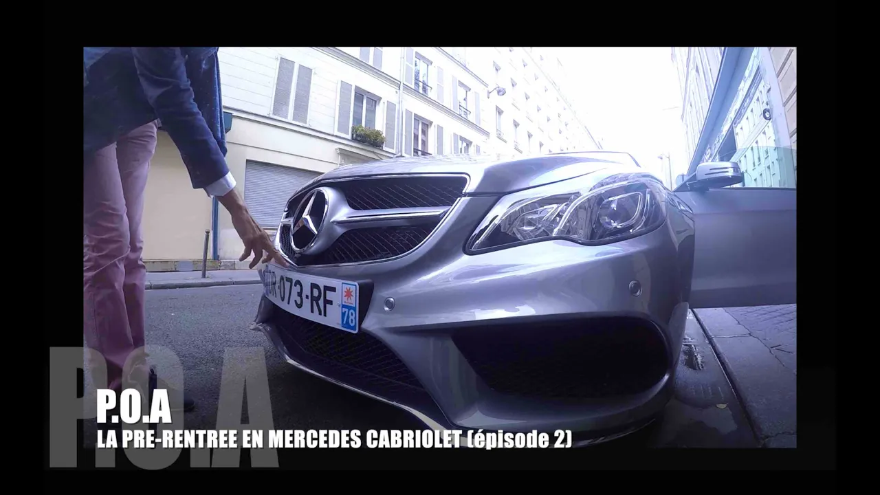Mercedes Classe E cabriolet : la pré-rentrée de POA (2/2)
