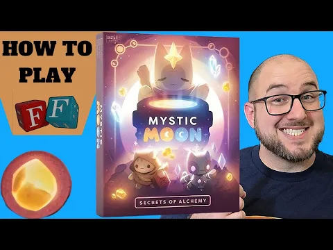 Mystic Moon | Secrets of Alchemy Expansion | How to Play | Boardgame | @Teeturtle