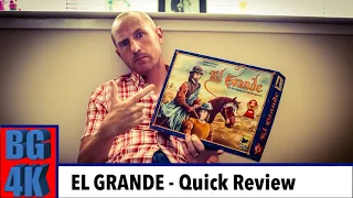 El Grande - Boardgames 4K Review - Still Worth Playing?