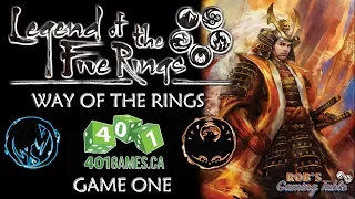 Legend of the Five Rings - Way of the Rings @ 401 Games #1