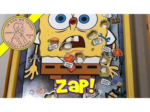 How To Play The Game Operation Spongebob Edition Skill Game, 2007 Hasbro Toys