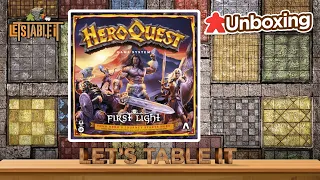 HeroQuest: First Light - Unboxing & Overview