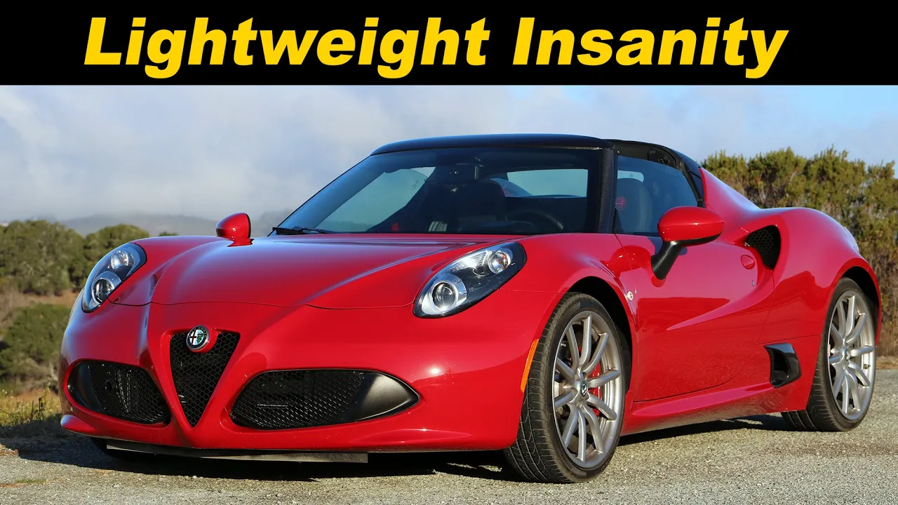 2016 Alfa Romeo 4C Spider Review - DETAILED in 4K