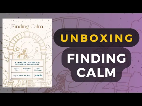 Finding Calm Board Game Unboxing | DaniCha