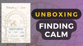 Finding Calm Board Game Unboxing | DaniCha