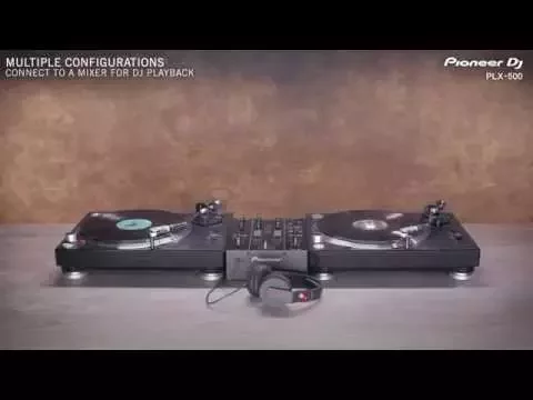Product video thumbnail for Pioneer DJ PLX-500-K Turntables with Road Cases