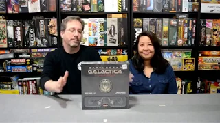 Unboxing of Battlestar Galactica Starship Battles by Ares Games