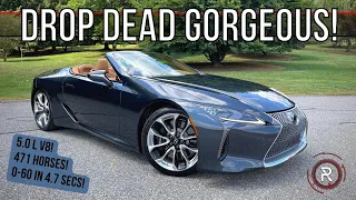 The 2022 Lexus LC 500 Convertible Is Still A Drop Dead Gorgeous Roadster
