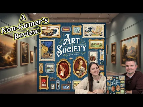 Art Society - A Non-Gamer's Review Of This Tile Laying Auction Game!
