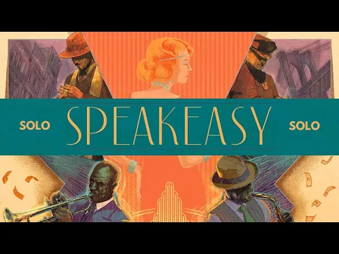 Speakeasy | Solo Board Game Playthrough and Tutorial