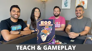 EGO - 4-Player Teach & Playthrough feat. @BoardGameBarrage