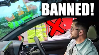 BANNED for ILLEGAL MODS! (But he Let Me ONE Last Lap🤫)