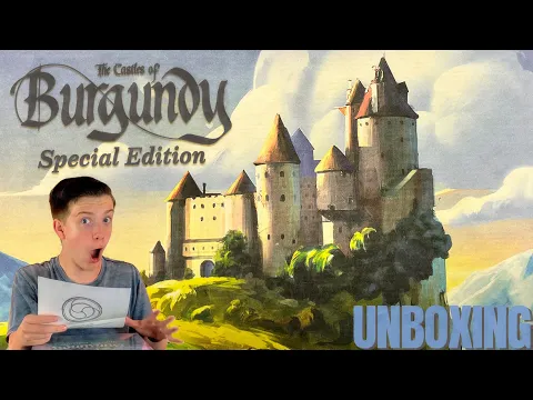 Castles of Burgundy Special Edition Unboxing