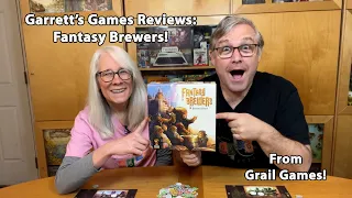 Garrett's Games Reviews Fantasy Brewers from Grail Games