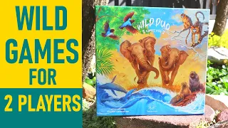5 WILD Games for 2 Players! - Review