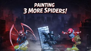 Painting Spider-Noir, Scarlet Spider & Superior Spider-Man | Marvel United #lotusthalia #cmon