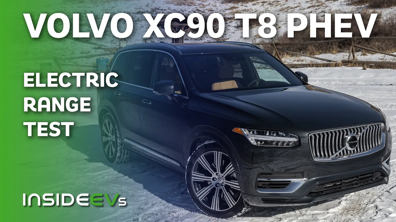 Volvo XC90 T8 Recharge PHEV City & Highway Electric Range Test