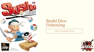 Sushi Dice Board Game Unboxing