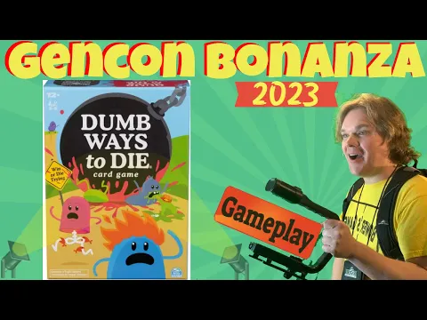 Dumb Ways To Die Card Game Gameplay at Gen Con 2023