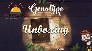 Unboxing Genotype, an Educational Board Game from Genius games that most hobby board gamers will dig