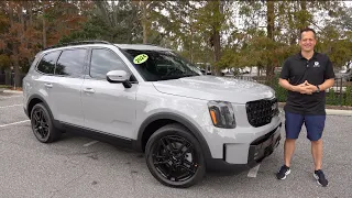 Is the 2024 Kia Telluride Prestige X-Line a better SUV than a EV9 GT-Line?