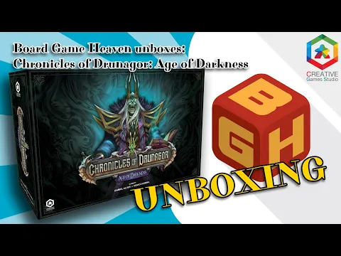 Board Game Heaven Unboxing 227: Chronicles of Drunagor: Age of Darkness (Creative Games Studio)