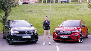 VW ID.4 GTX vs Skoda Enyaq 80x | RANGE TEST