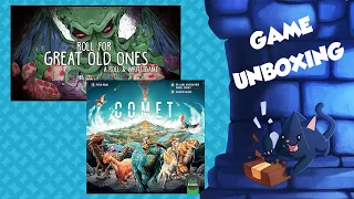 Daily Unboxing - Roll for Great Old Ones & Comet