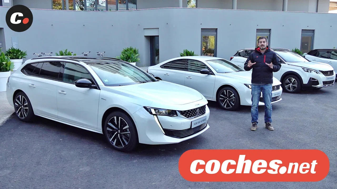 Peugeot 508 Hybrid y 3008 Hybrid 4 | Primera prueba / Test / Review en español | coches.net