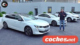 Peugeot 508 Hybrid y 3008 Hybrid 4 | Primera prueba / Test / Review en español | coches.net