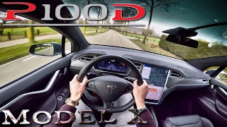 Tesla Model X 2017 P100D 760 HP POV Test Drive by AutoTopNL