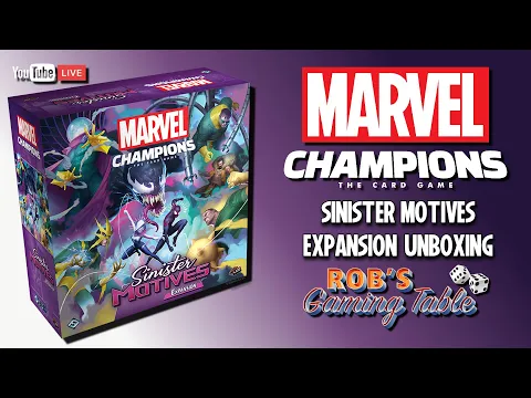 Marvel Champions Sinister Motives Campaign Expansion Unboxing