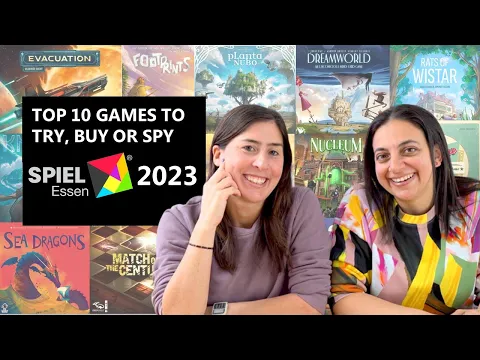 Top 10 Games to *Buy, Try or Spy* at Essen Spiel 2023