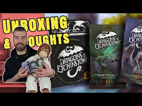 Dragons of Etchinstone + Northvale & Siege Expansions | Box Score: Gamefound Unboxing w/ Johnny