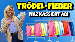 Naz baut ein Trödelstand und kassiert ab! Ein Elektroauto vollgeladen mit Klamotten. #ev