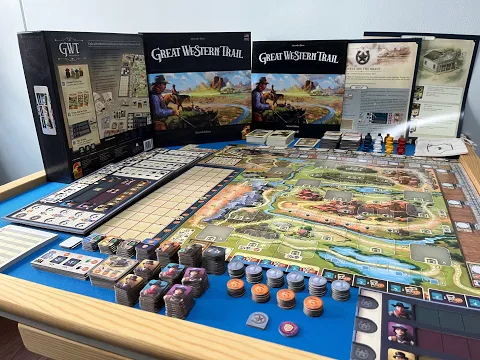 Great Western Trail Board Game (Silent Unboxing)