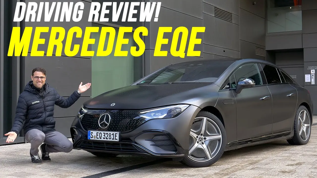 Mercedes EQE 500 AWD AMG-Line driving REVIEW - how good is the electric CLS / E-Class?