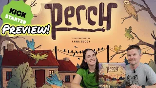 Preview of Perch - Coming to #kickstarter | @insideupgames1292 #boardgames