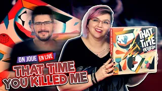 [La Partie] DEMAIN TU M'AS TUÉ | 2 joueurs | Pandasaurus Games | VOD Live