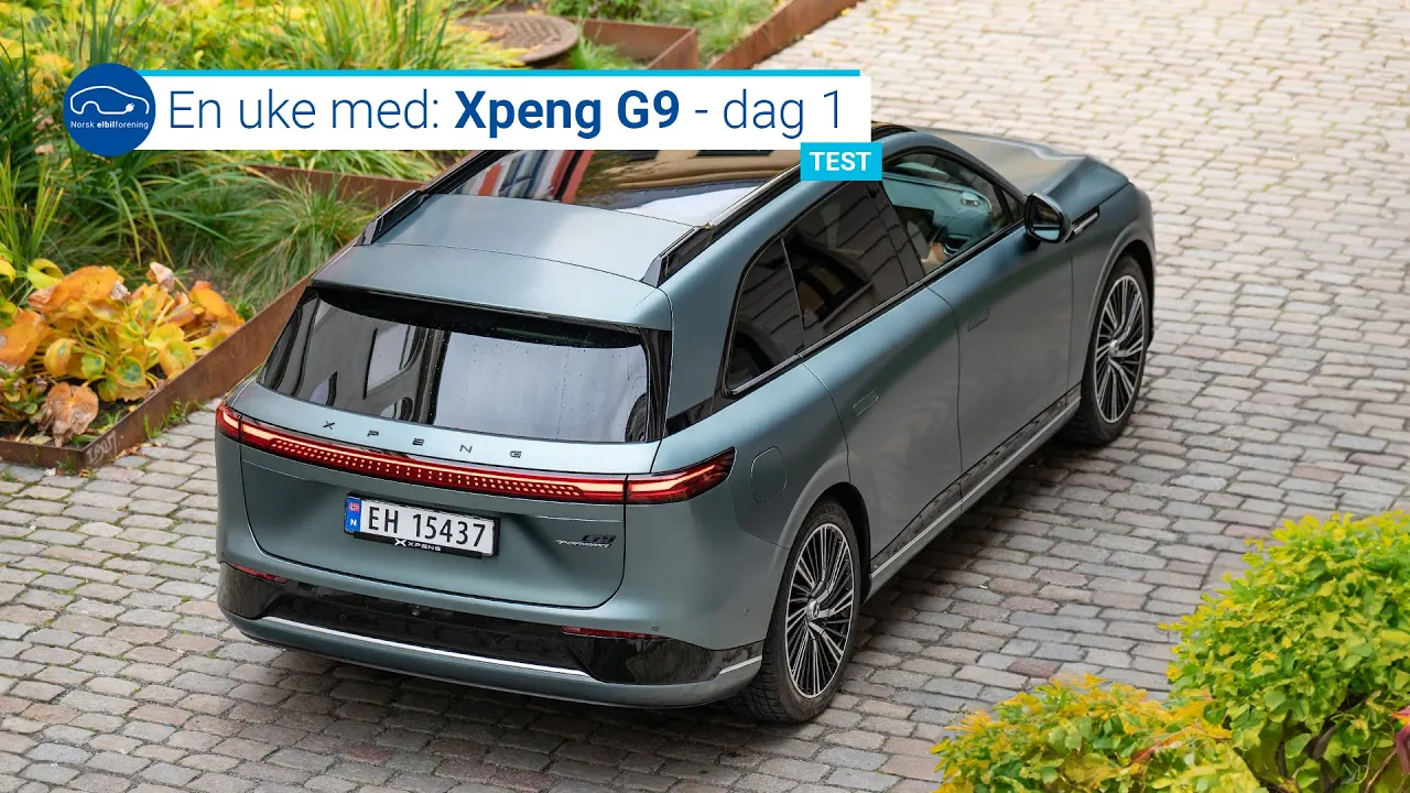 En uke med Xpeng G9: Dag 1 - kjøreegenskaper og infotainment
