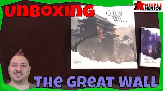 Unboxing The Great Wall board game (2021)
