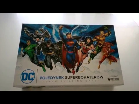 Pojedynek Superbohaterów DC - unboxing