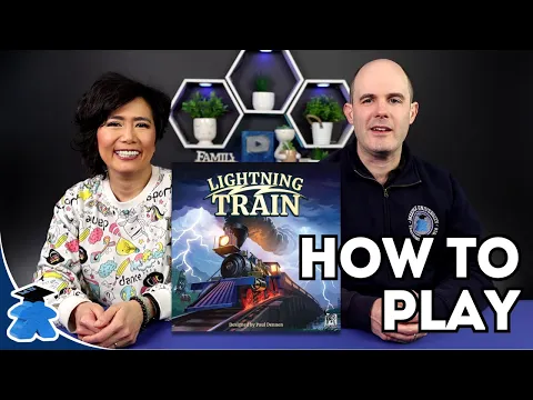 Lightning Train - How to Play. Including 2P Variant. Complete, Clear, Concise. A Board Game Tutorial