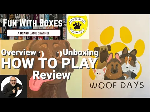 Woof Days | Card Game | Unboxing, How to Play & Review | Farplace Animal Rescue Charity