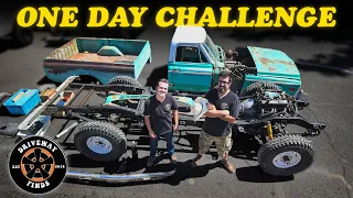 We have 24 hours to build a '71 Chevy K10 and drive it home. Swap Meet Challenge | Driveway Finds