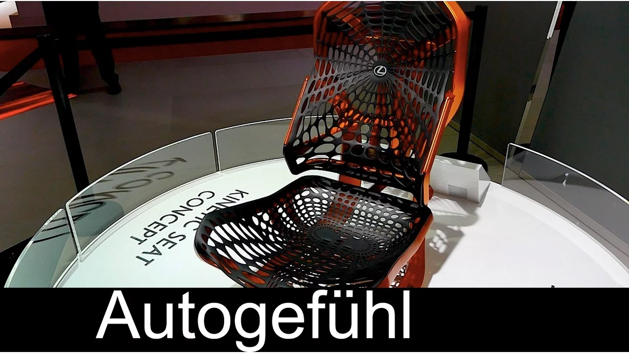 Lexus Kinetic Seat concept - future flexibel car seat - Autogefühl