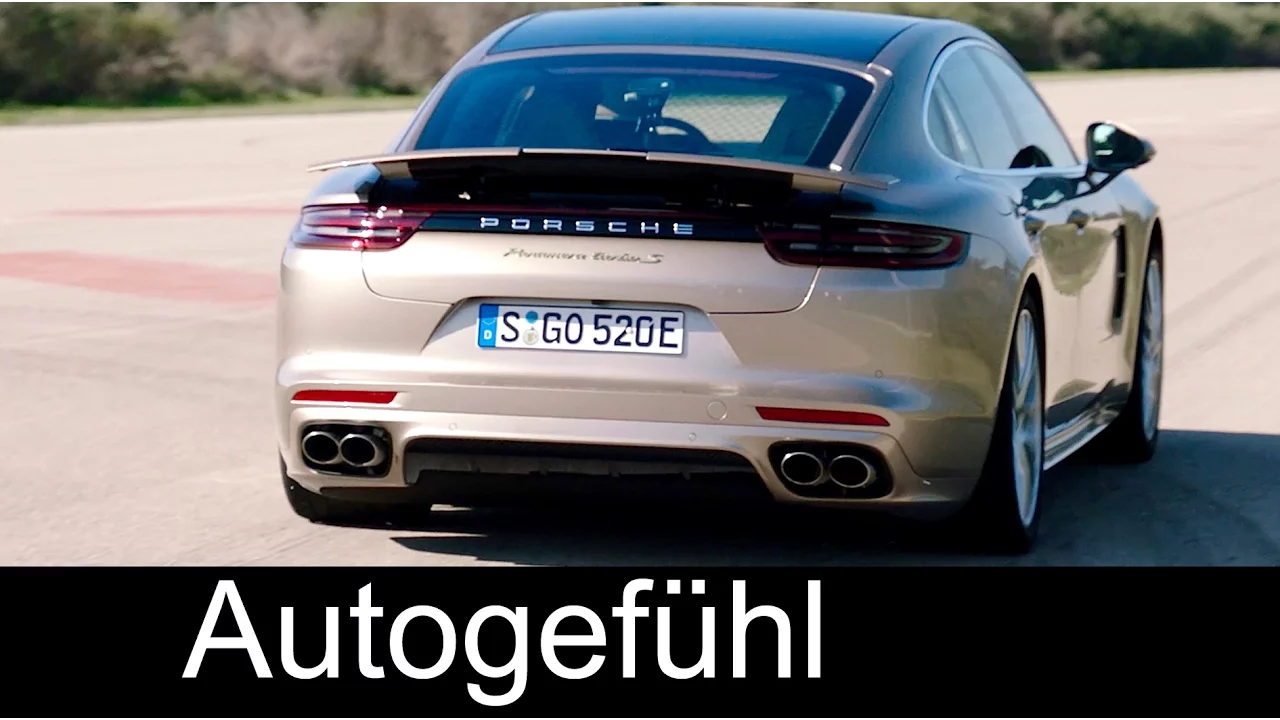 Porsche Panamera Turbo S Hybrid V8 Preview Sound Launch Control Acceleration 0-200 km/h 125 mph