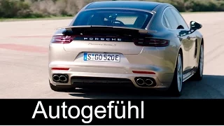 Porsche Panamera Turbo S Hybrid V8 Preview Sound Launch Control Acceleration 0-200 km/h 125 mph