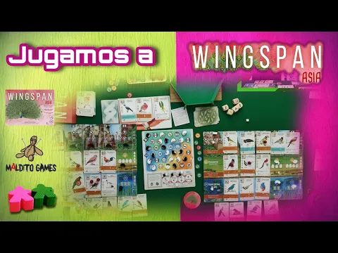 Wingspan Asia. Partida a modo dúo ️